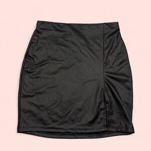 Faux leather spandex skirt by Best Cody